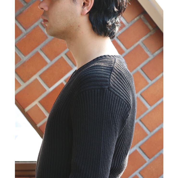 ニットセーター メンズ ニット セーター 長袖 Vネック シンプル  | 8（eight）  | 詳細画像90 