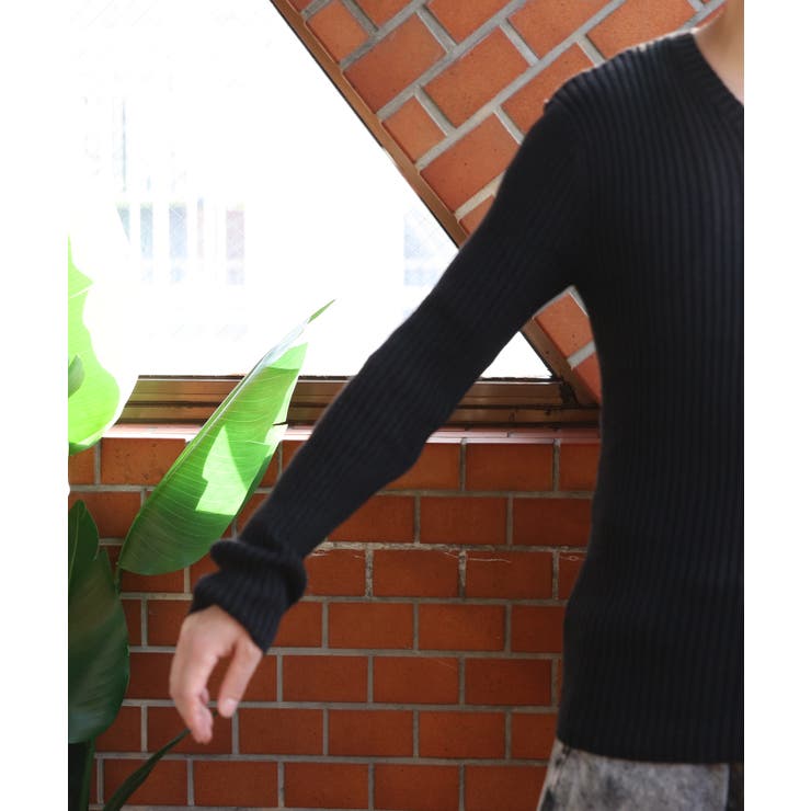 ニットセーター メンズ ニット セーター 長袖 Vネック シンプル  | 8（eight）  | 詳細画像92 