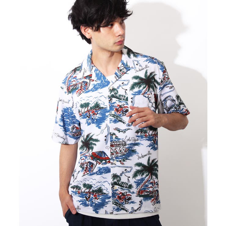 アロハシャツ メンズ 半袖シャツ全4色[品番：EH000005153]｜8（eight  