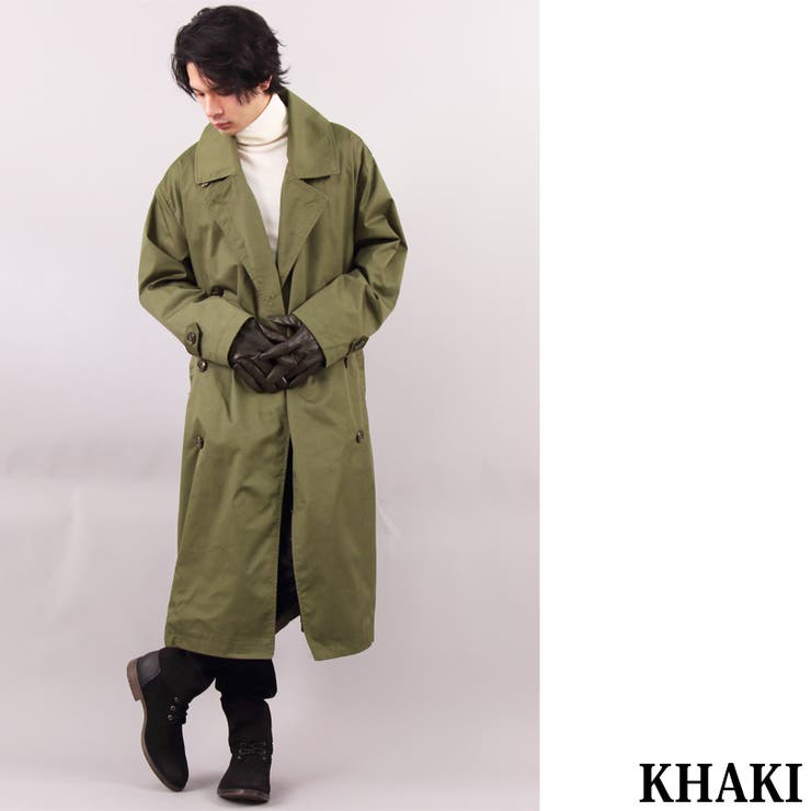 楽天市場】S~6XL トレンチコート メンズ 大きいサイズ ロング