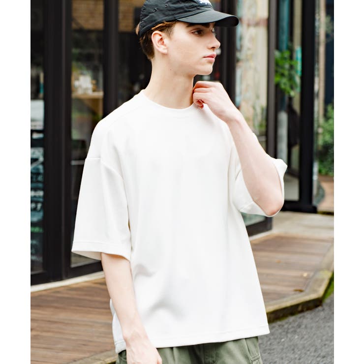 Tシャツ　半袖　新品　ホワイト NEW ERA tシャツ ニューエラ 半袖Tシャツ オーバーサイズ 襟ジャ