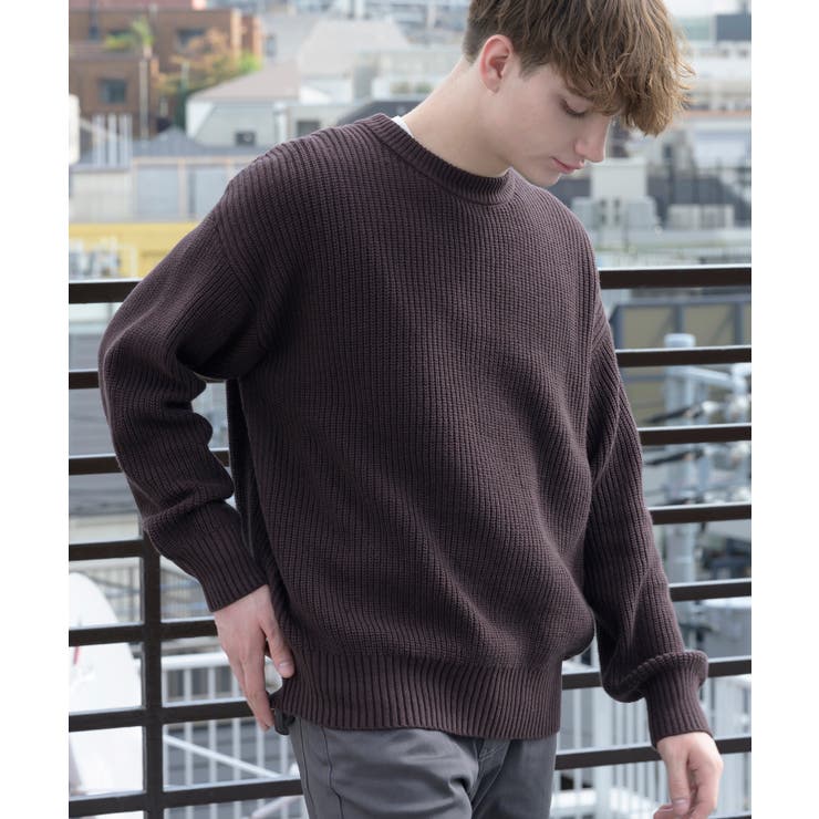 クルーネックニット メンズ ニット 品番 Eh 8 Eight エイト のメンズ ファッション通販 Shoplist ショップリスト