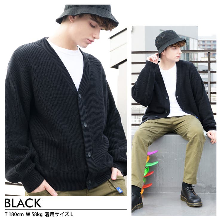カーディガン メンズ ニットカーディガン[品番：EH000005633]｜8