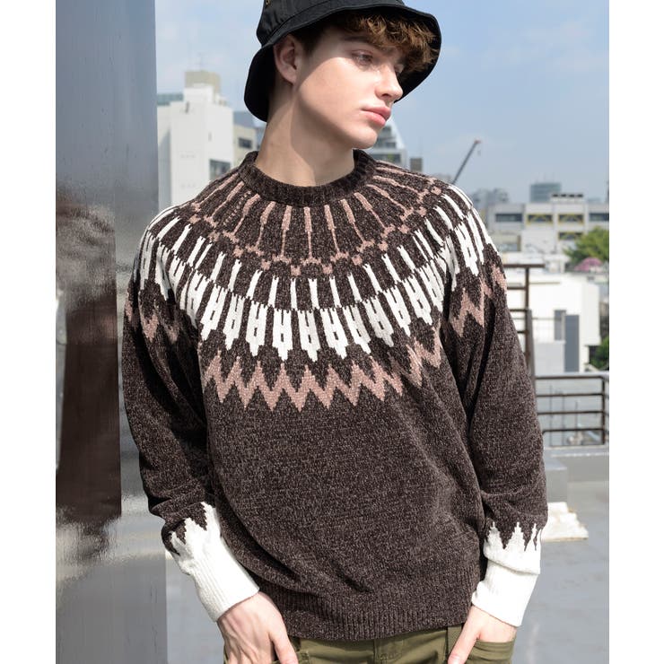 ブラウン | ノルディックニット ニットセーター メンズ | 8（eight） 