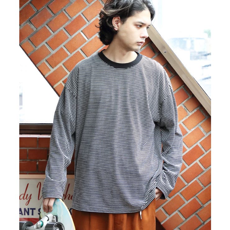 ボーダーTシャツ メンズ コットン[品番：EH000005874]｜8（eight