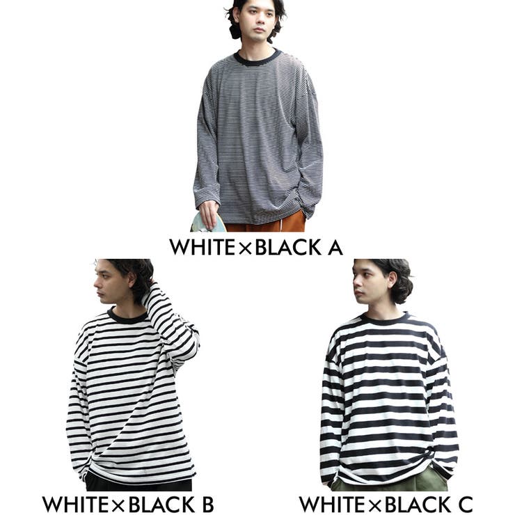 ボーダーTシャツ メンズ コットン[品番：EH000005874]｜8（eight