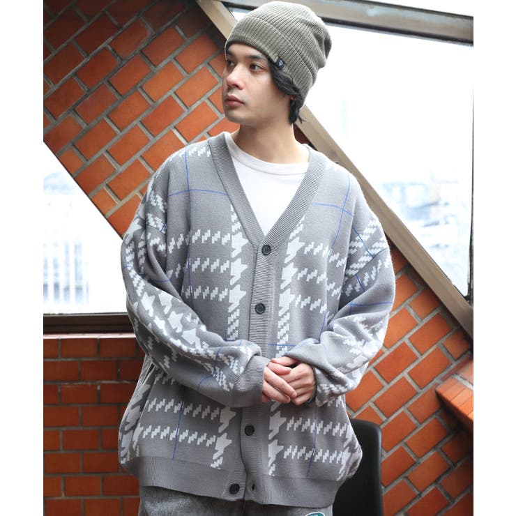 8on8 ニットカーディガン MASONPRINCE カーディガン 「日本別注」クレイジーダメージ