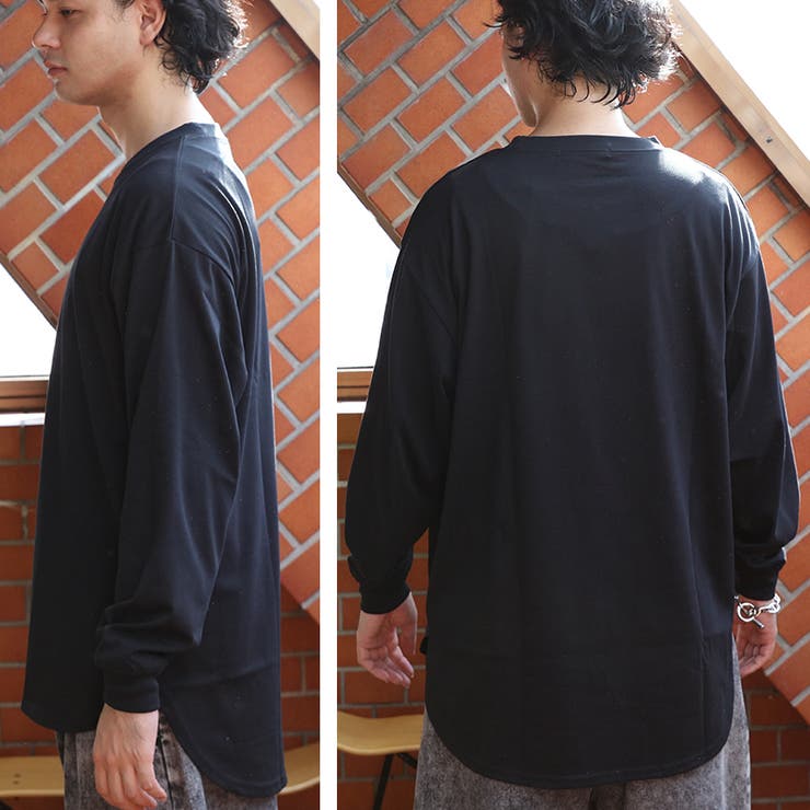 ロングTシャツ メンズ 長袖[品番：EH000006074]｜8（eight） （エイト 
