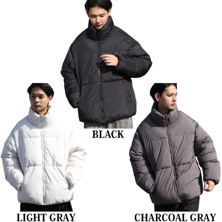 中綿ブルゾン メンズ 無地[品番：EH000006063]｜8（eight） （エイト