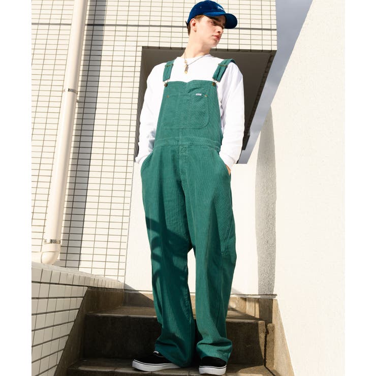 グリーン(コーデュロイ) | オーバーオール メンズ デニム | 8（eight） 