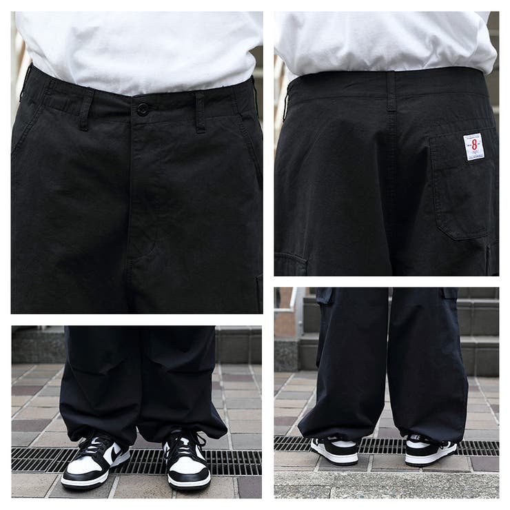 スノーワイドカーゴパンツ メンズ ワイドパンツ[品番