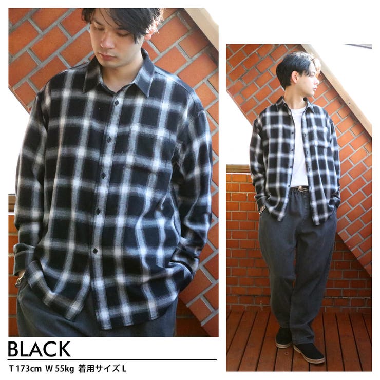 チェックシャツ メンズ シャツ[品番：EH000005976]｜8（eight