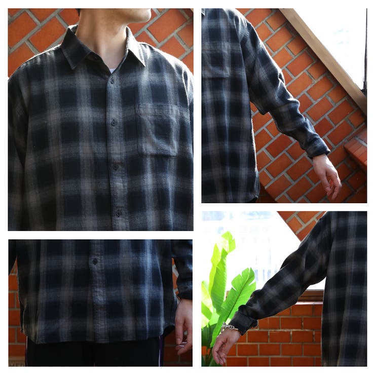 チェックシャツ メンズ シャツ[品番：EH000005976]｜8（eight