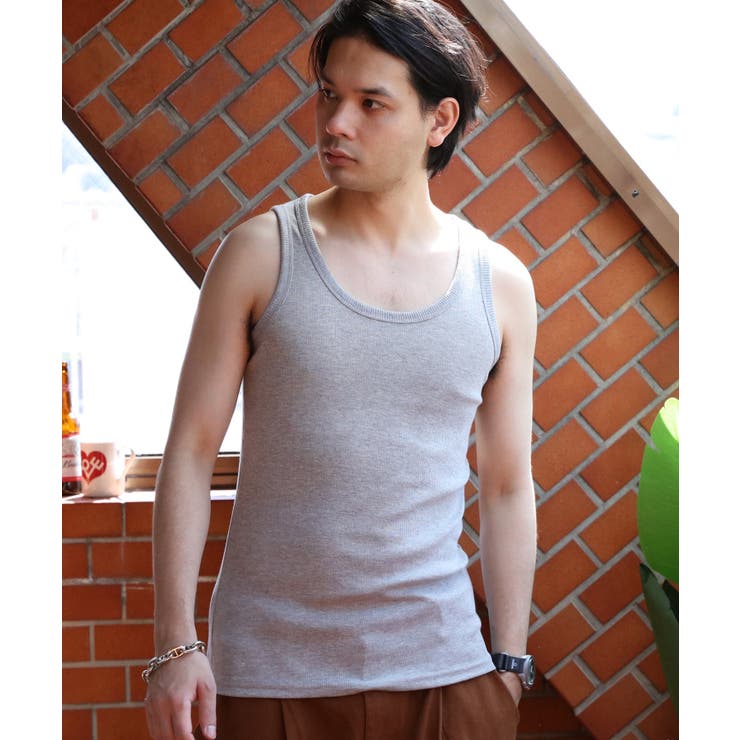 TAN タンクトップ Tank Top「 Surf Hemp Cotton 」- タンクトップ「 サーフ ヘンプ