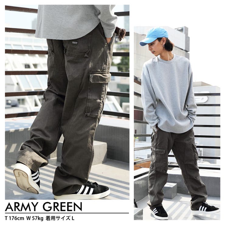 メンズ ミリタリー カーゴパンツ カーゴパンツ メンズ ミリタリー[品番：EH000006033]｜8（eight