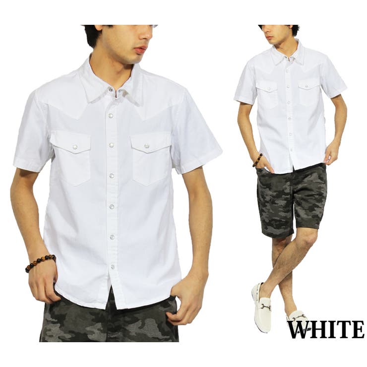JEMUT正規品★25SS★Flint デニム半袖シャツ デニムシャツ メンズ 半袖シャツ新作[品番：EH000001961]｜8