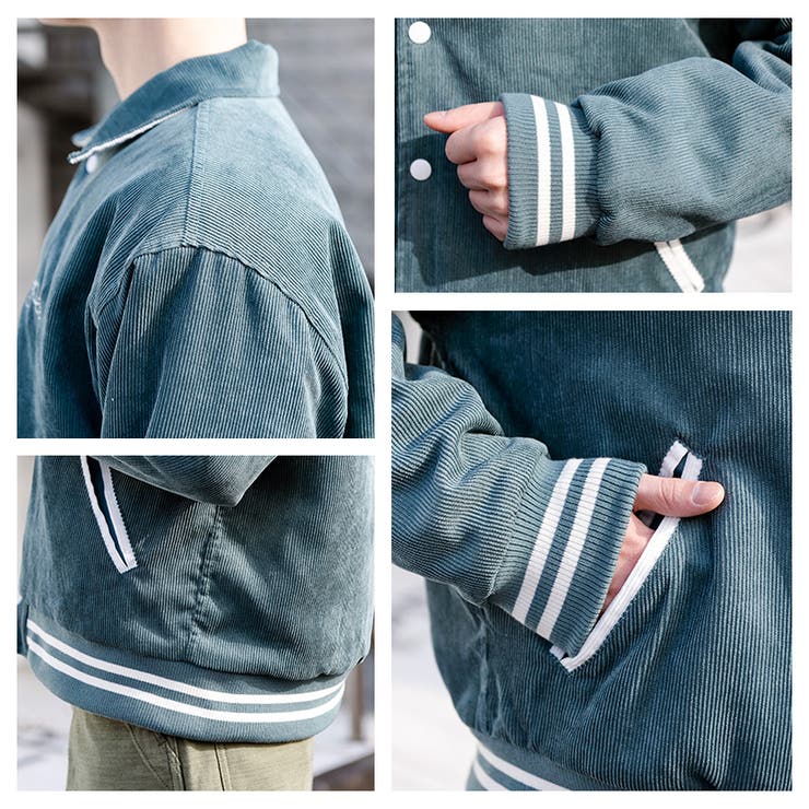 bolcm新品！コーデュロイ　スタジャン　Lサイズ bolcm新品！コーデュロイ スタジャン Lサイズ bolcm新品