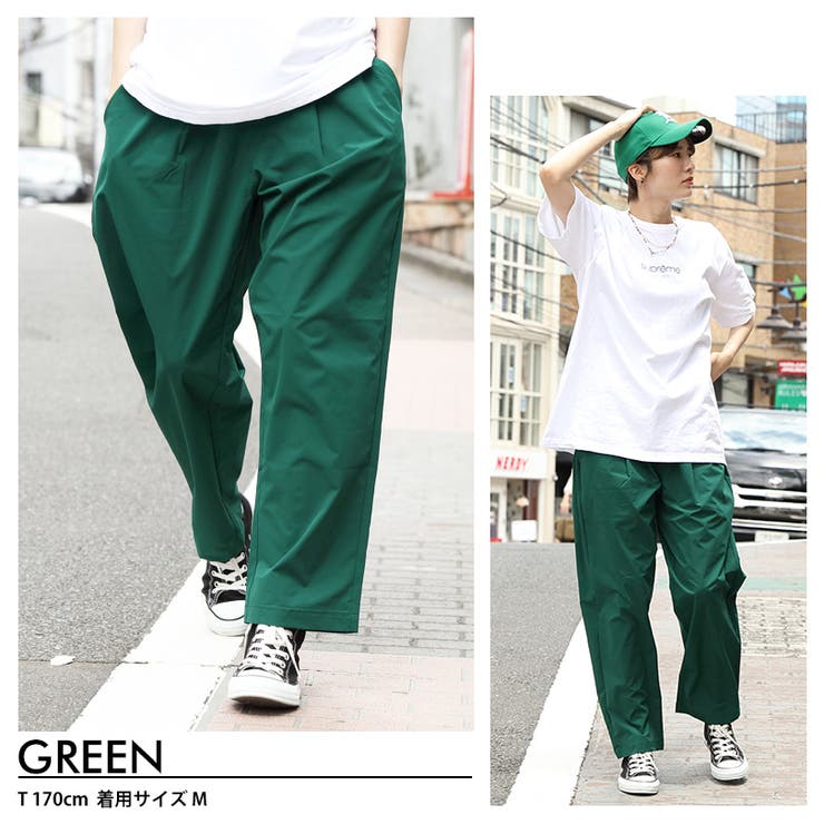 イージーテーパードパンツ メンズ ワイドパンツ[品番
