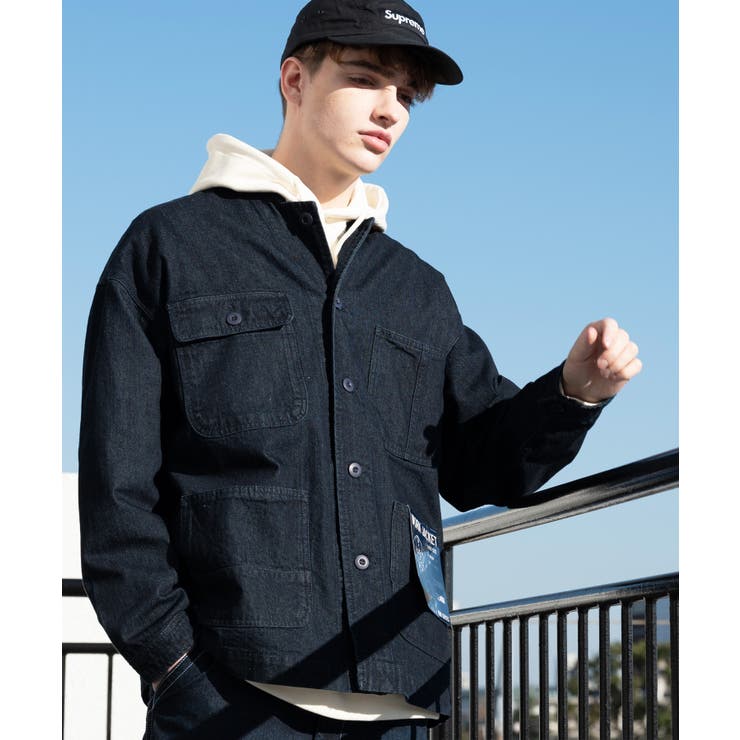 カバーオール メンズ デニム全3色[品番：EH000005486]｜8（eight