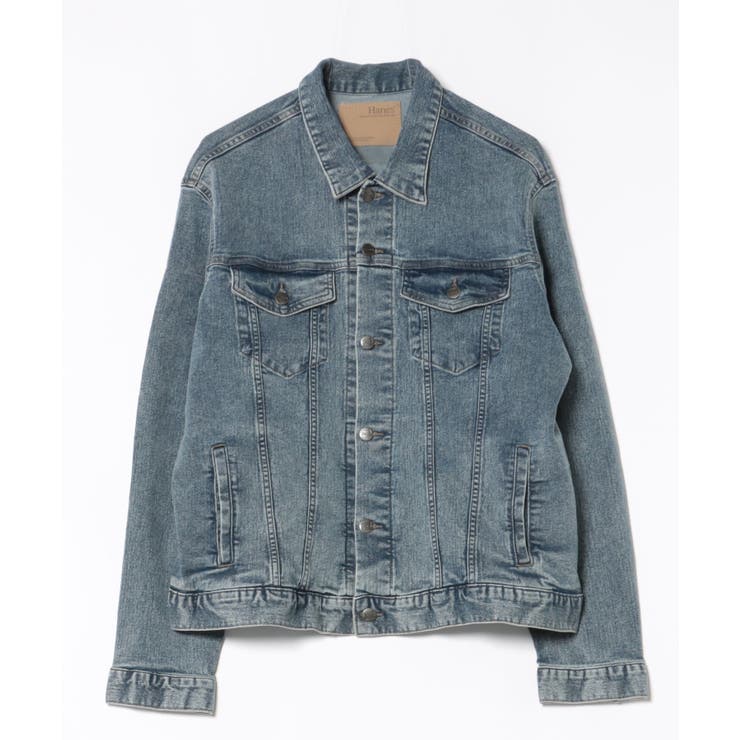 サックス | Gジャン デニムジャケット メンズ ジージャン Hanes アメカジ  | 8（eight） 