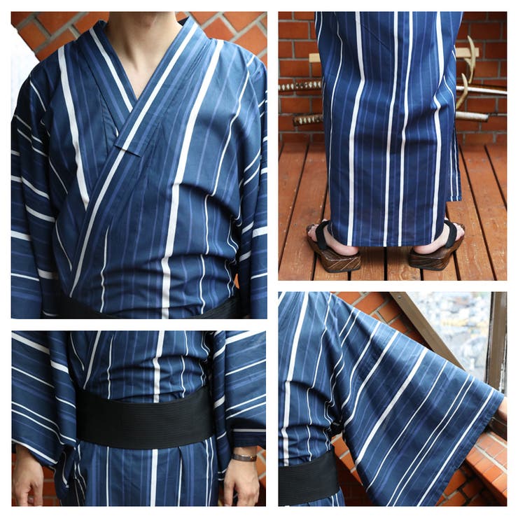 楽天市場】8（eight） 浴衣 メンズ 格子 浴衣 単品 コットン 夏