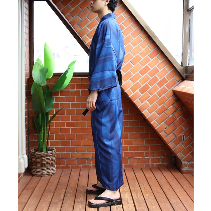 浴衣 メンズ 格子 浴衣 単品 総柄 夏 夏祭り 花火大会に  | 8（eight）  | 詳細画像68 