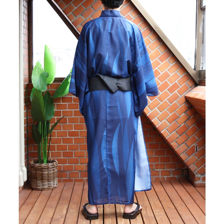 浴衣 メンズ 格子 浴衣 単品 総柄 夏 夏祭り 花火大会に  | 8（eight）  | 詳細画像69 