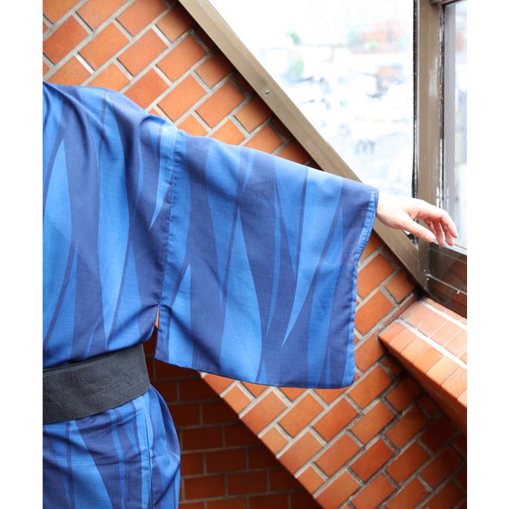 浴衣 メンズ 格子 浴衣 単品 総柄 夏 夏祭り 花火大会に  | 8（eight）  | 詳細画像75 