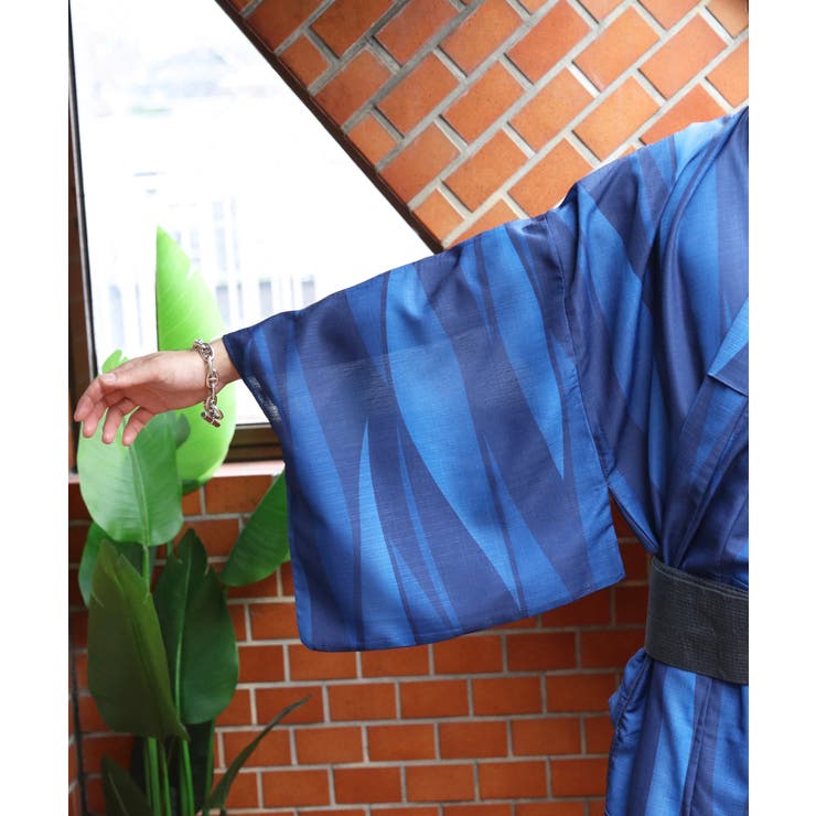 浴衣 メンズ 格子 浴衣 単品 総柄 夏 夏祭り 花火大会に  | 8（eight）  | 詳細画像76 