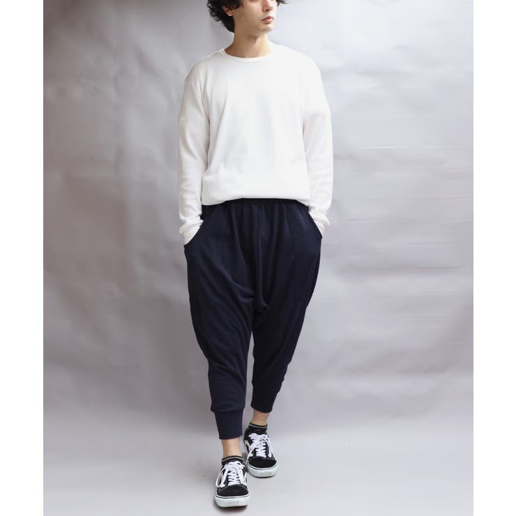 アパルトモン　サルエルスウェットパンツ　36 ホワイトD アパルトモンサルエルスウェットパンツ36 ホワイトD