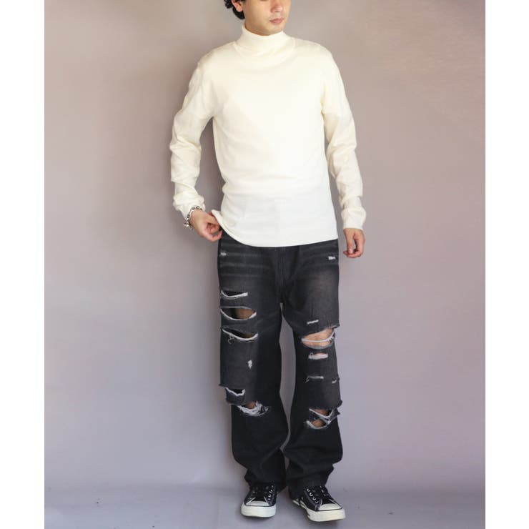 カシミヤタッチタートルネック ニットセーター メンズ ニット  | 8（eight）  | 詳細画像7 