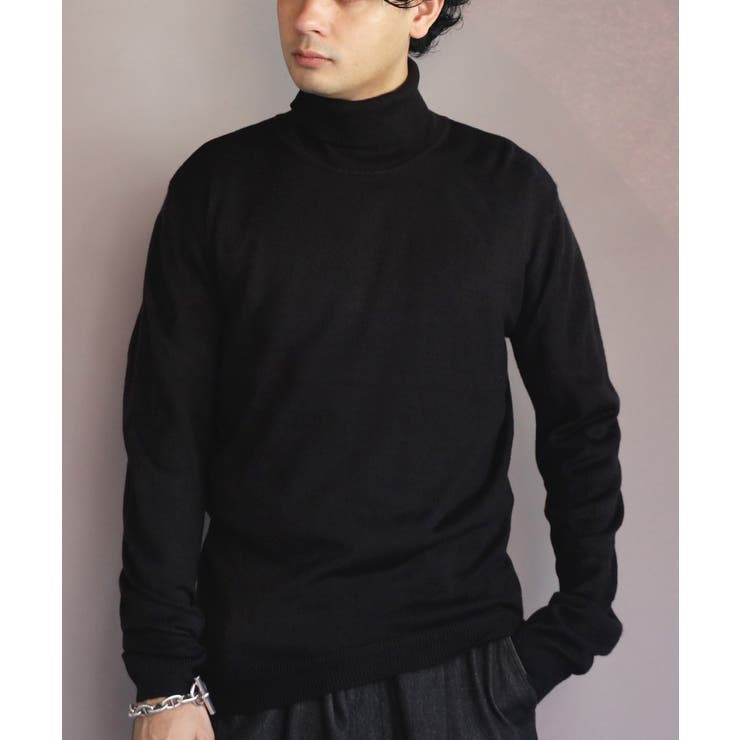 カシミヤタッチタートルネック ニットセーター メンズ ニット  | 8（eight）  | 詳細画像12 