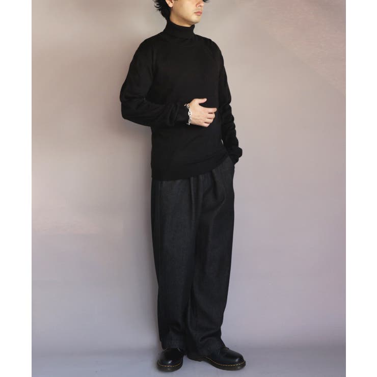 カシミヤタッチタートルネック ニットセーター メンズ ニット  | 8（eight）  | 詳細画像17 