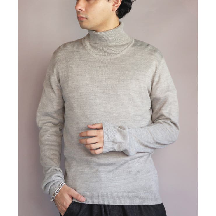 カシミヤタッチタートルネック ニットセーター メンズ ニット  | 8（eight）  | 詳細画像20 