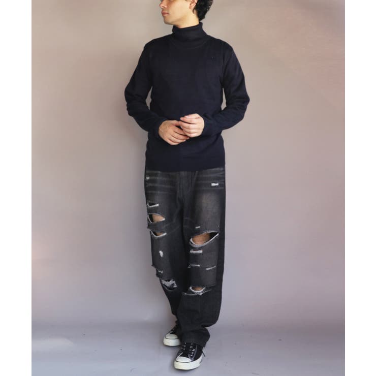 カシミヤタッチタートルネック ニットセーター メンズ ニット  | 8（eight）  | 詳細画像49 