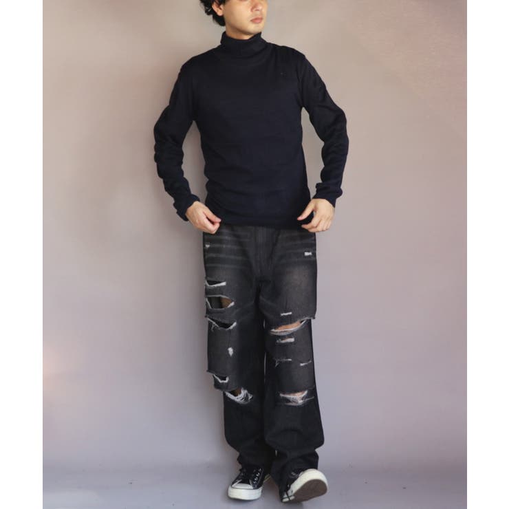 カシミヤタッチタートルネック ニットセーター メンズ ニット  | 8（eight）  | 詳細画像50 