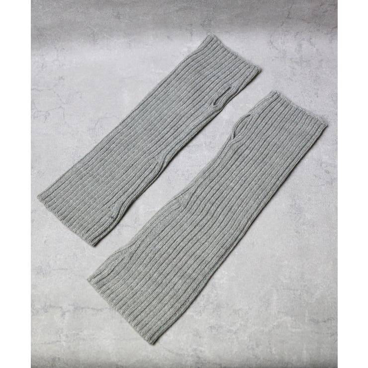 モクグレー | カシミヤタッチアームカバー メンズ レディース アームウォーマー | 8（eight） 