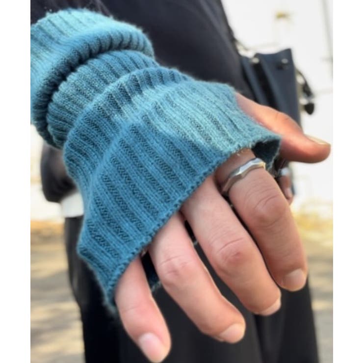 カシミヤタッチアームカバー メンズ レディース アームウォーマー | 8（eight）  | 詳細画像1 