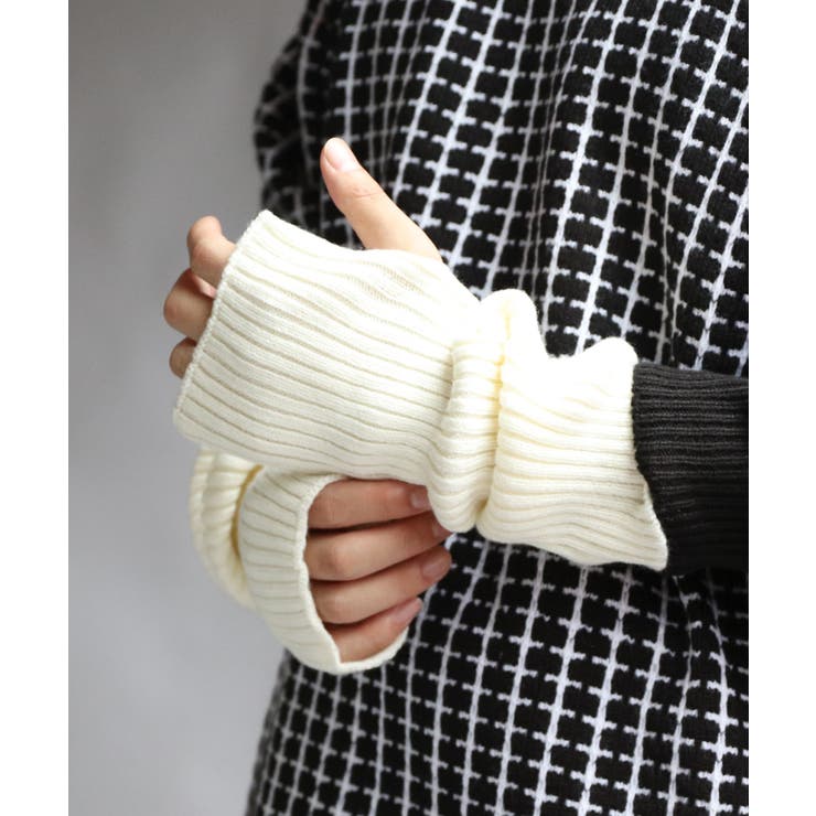 カシミヤタッチアームカバー メンズ レディース アームウォーマー | 8（eight）  | 詳細画像15 