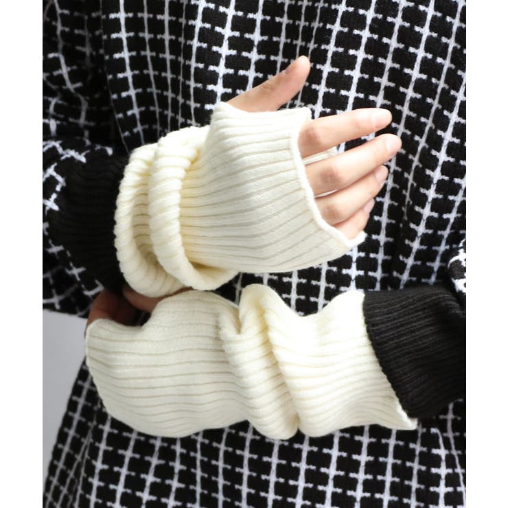 カシミヤタッチアームカバー メンズ レディース アームウォーマー | 8（eight）  | 詳細画像16 