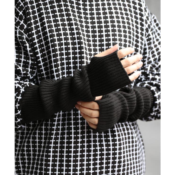 カシミヤタッチアームカバー メンズ レディース アームウォーマー | 8（eight）  | 詳細画像19 