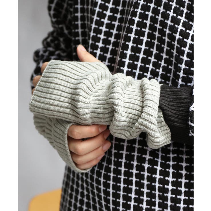 カシミヤタッチアームカバー メンズ レディース アームウォーマー | 8（eight）  | 詳細画像20 