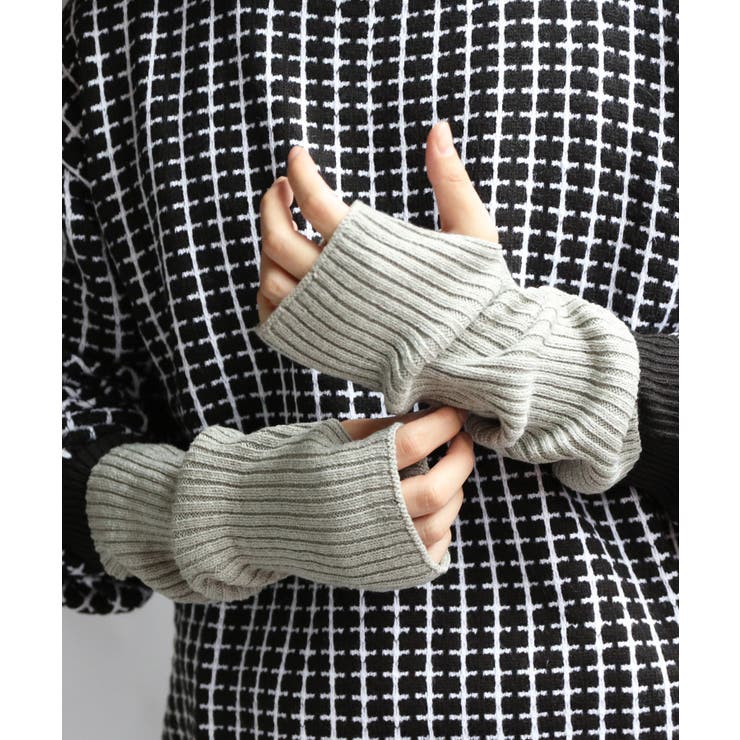 カシミヤタッチアームカバー メンズ レディース アームウォーマー | 8（eight）  | 詳細画像22 