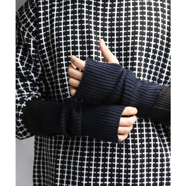 カシミヤタッチアームカバー メンズ レディース アームウォーマー | 8（eight）  | 詳細画像30 