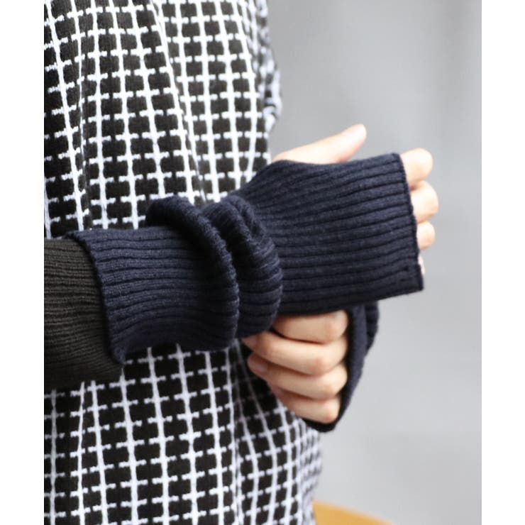 カシミヤタッチアームカバー メンズ レディース アームウォーマー | 8（eight）  | 詳細画像31 