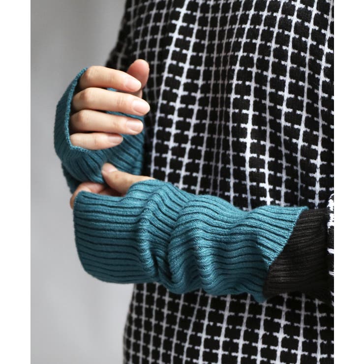 カシミヤタッチアームカバー メンズ レディース アームウォーマー | 8（eight）  | 詳細画像32 