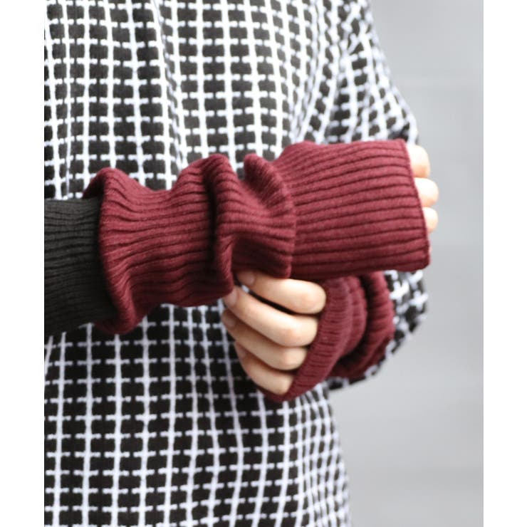 カシミヤタッチアームカバー メンズ レディース アームウォーマー | 8（eight）  | 詳細画像35 