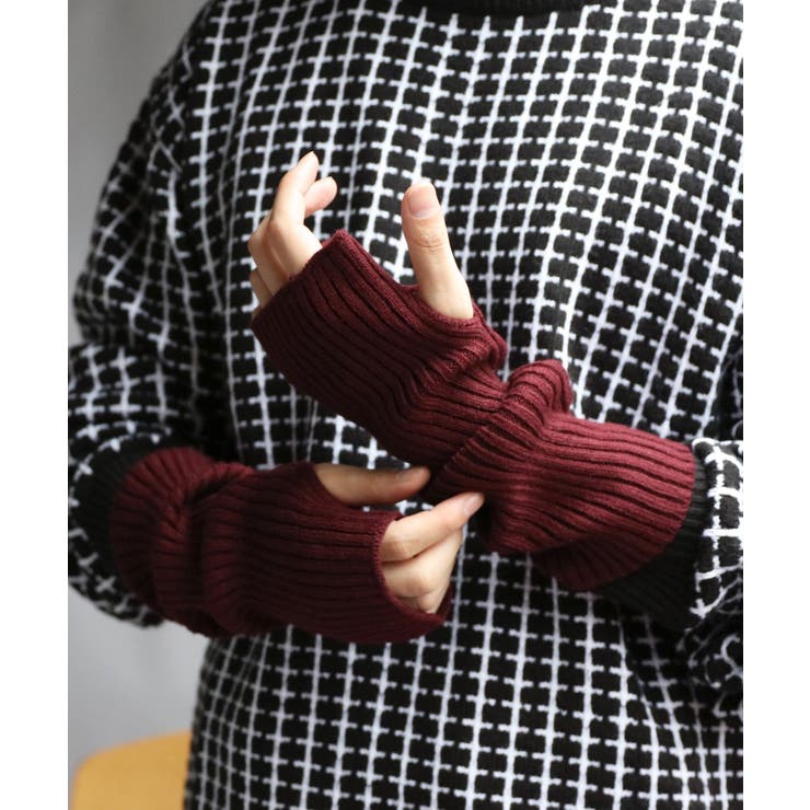 カシミヤタッチアームカバー メンズ レディース アームウォーマー | 8（eight）  | 詳細画像36 