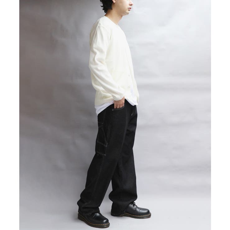 ニット カーディガン カシミヤタッチ メンズ カーディガン 通勤  | 8（eight）  | 詳細画像3 