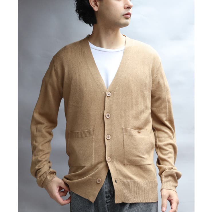 ニット カーディガン カシミヤタッチ メンズ カーディガン 通勤  | 8（eight）  | 詳細画像38 